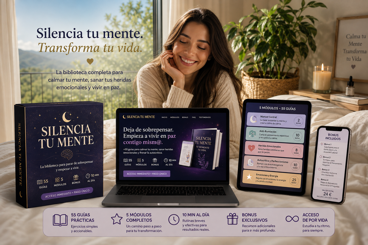 Silencia tu Mente | La Metodología para Parar de Rumiar y Empezar a Vivir | Biblioteca Digital