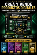 Sistema Ingresos Digitales | 1000 eBooks | Tienda Shopify | Bonus